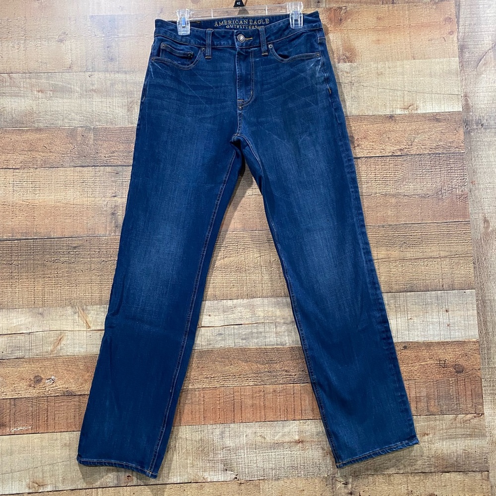 American Eagle 360 Degree Extreme Flex Relaxed Straight Mens Jeans Size 30